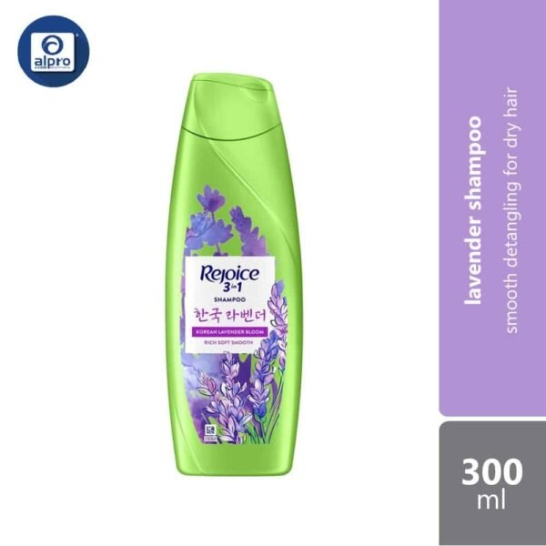 Rejoice 3-in-1 Shampoo with Korean Lavender Bloom (300ml)